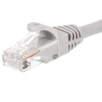 Cablu UTP NETRACK Patchcord Cat 5e 0.25m Gri