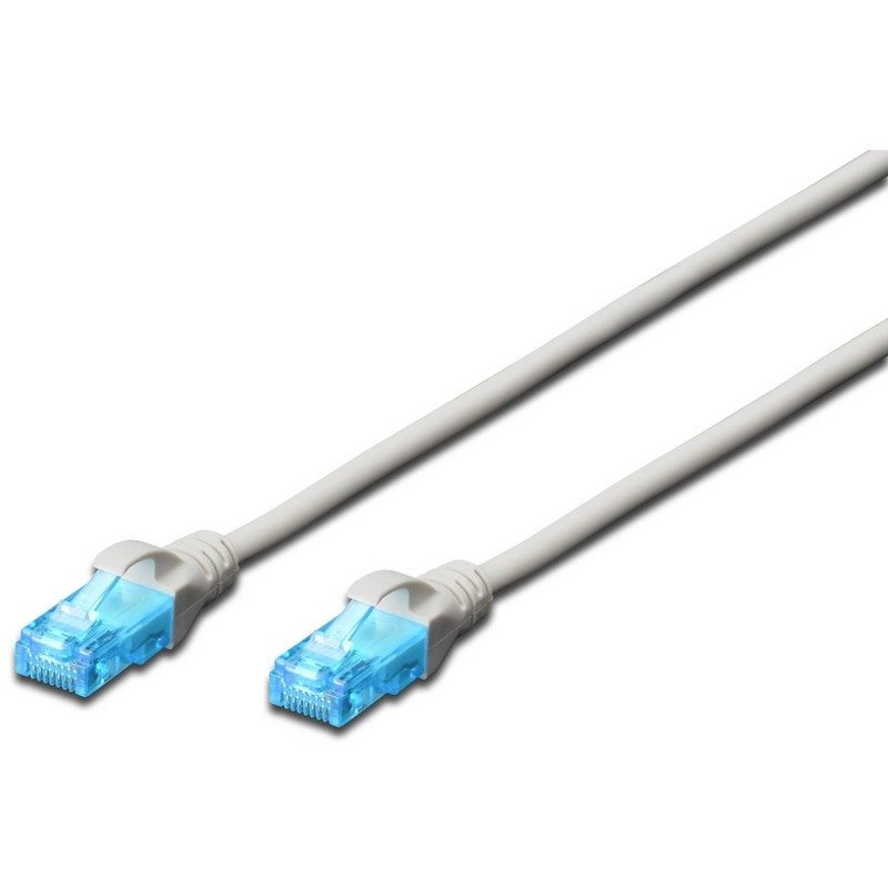 Cablu UTP Premium Patchcord Cat 5e 20m Gri