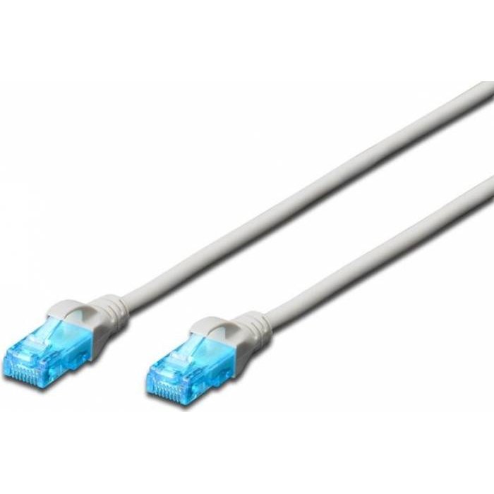 Cablu UTP Premium Patchcord Cat 5e 3m Gri