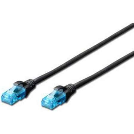 Cablu UTP Digitus Premium Patchcord Cat 5e 2m Negru