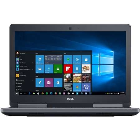 Laptop Dell Precision 7520 15.6 inch Full HD Intel Core i7-7920HQ 32GB DDR4 256GB SSD nVidia Quadro M2200 4GB FPR Windows 10 Pro Black
