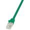 Cablu UTP Logilink Patchcord Cat 5e 0.25m Verde