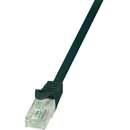 Cablu UTP Logilink Patchcord Cat 5e 0.5m Negru