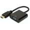 Adaptor Audio-Video Digitus HDMI type A to VGA FHD 3.5mm MiniJack Black