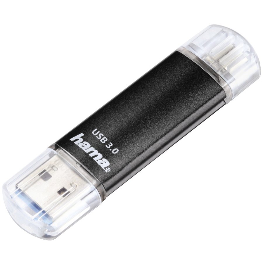 Memorie USB Laeta Twin 64GB USB 3.0 Black