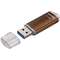 Memorie USB Hama Laeta 128GB USB 3.0 Brown