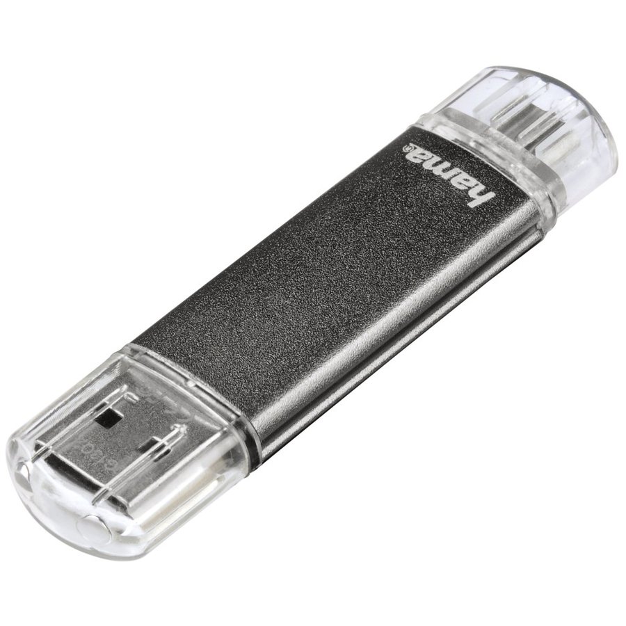 Memorie USB Laeta Twin 128GB USB 2.0 Grey