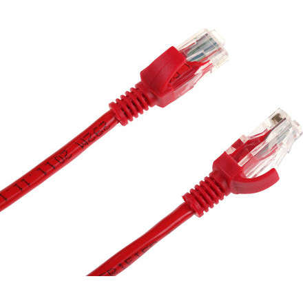 Cablu UTP Intex Patchcord Cat 5e 1m Rosu