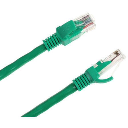 Cablu UTP Intex Patchcord Cat 5e 1m Verde
