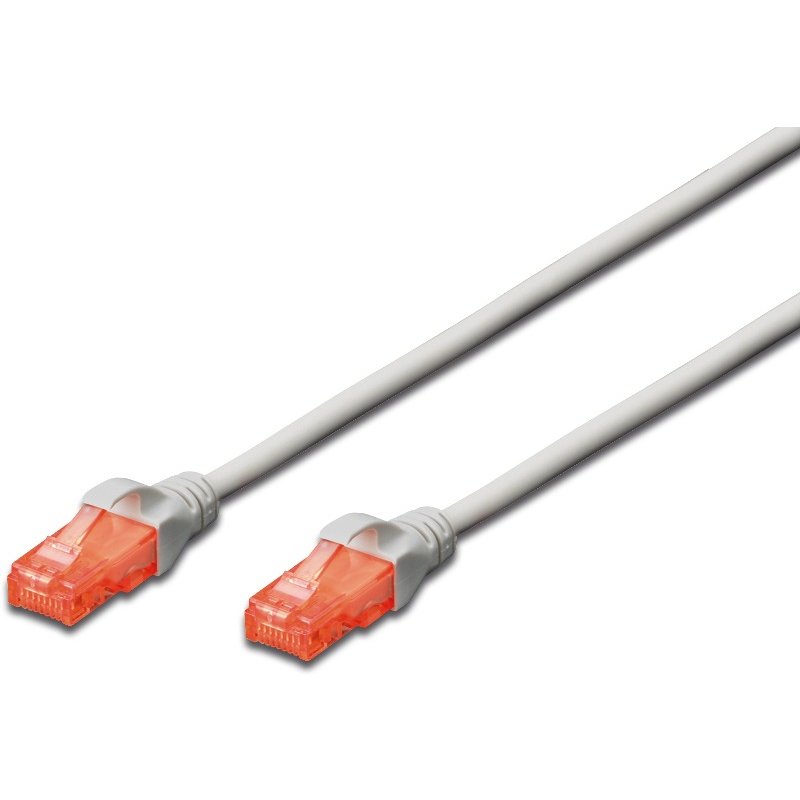 Cablu de retea Premium Patchcord Cat 6 SSTP 2m Gri