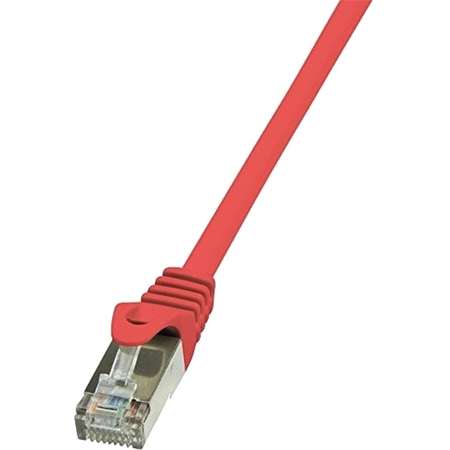 Cablu F/UTP Logilink Patchcord Cat 5e 2m Rosu