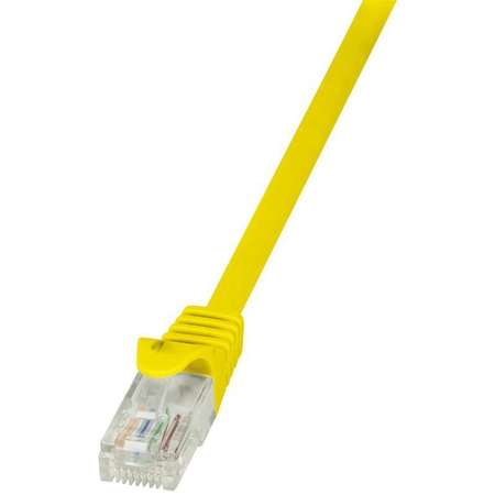 Cablu F/UTP Logilink Patchcord Cat 5e 0.25m Galben