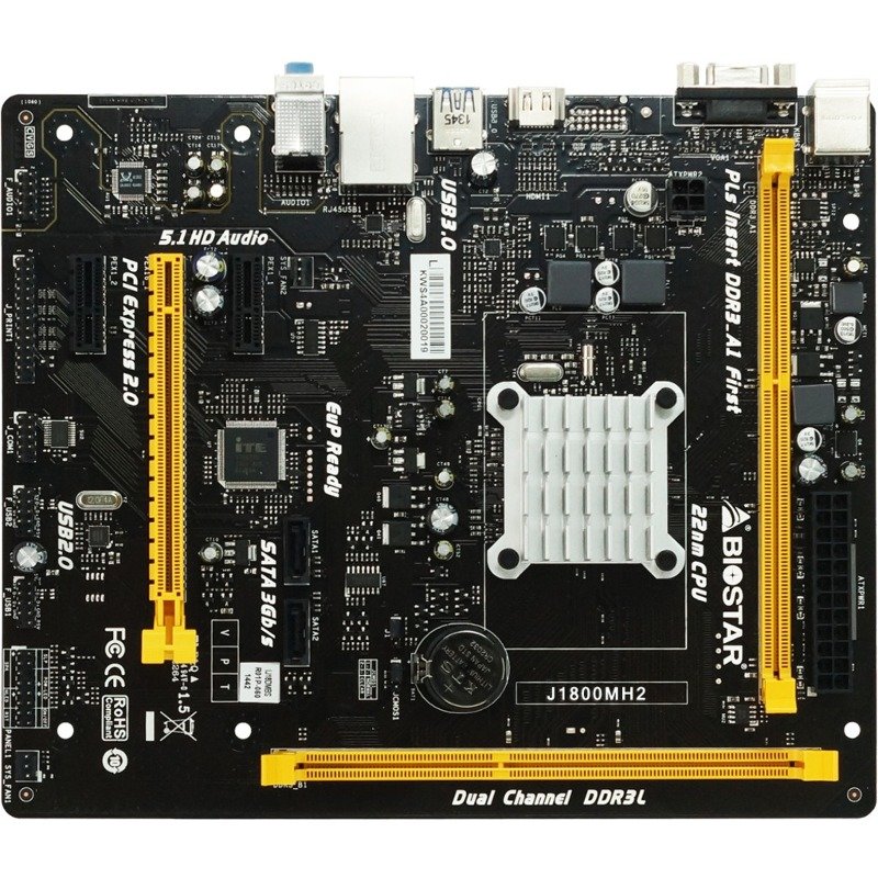 Placa de baza J1800MH2 Intel Celeron J1800 mATX thumbnail