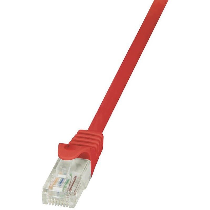 Cablu U/UTP EconLine Patchcord Cat 6 3m Rosu