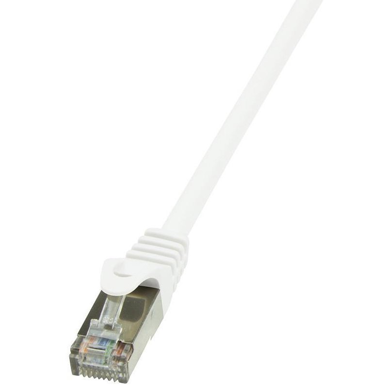 Cablu F/UTP EconLine Patchcord Cat 6 1m Alb