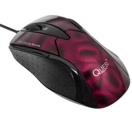 Mouse gaming Quer Gamer Laser Red
