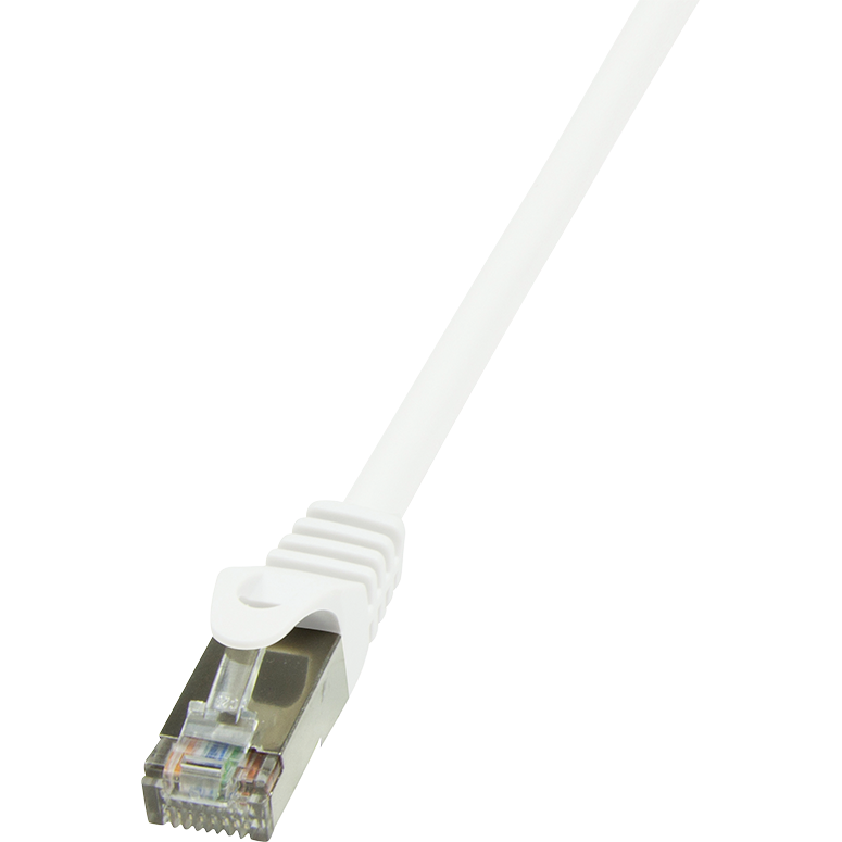 Cablu F/UTP EconLine Patchcord Cat 6 0.5m Alb