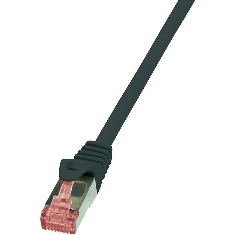 Cablu S/FTP PrimeLine Patchcord Cat 6 1m Negru