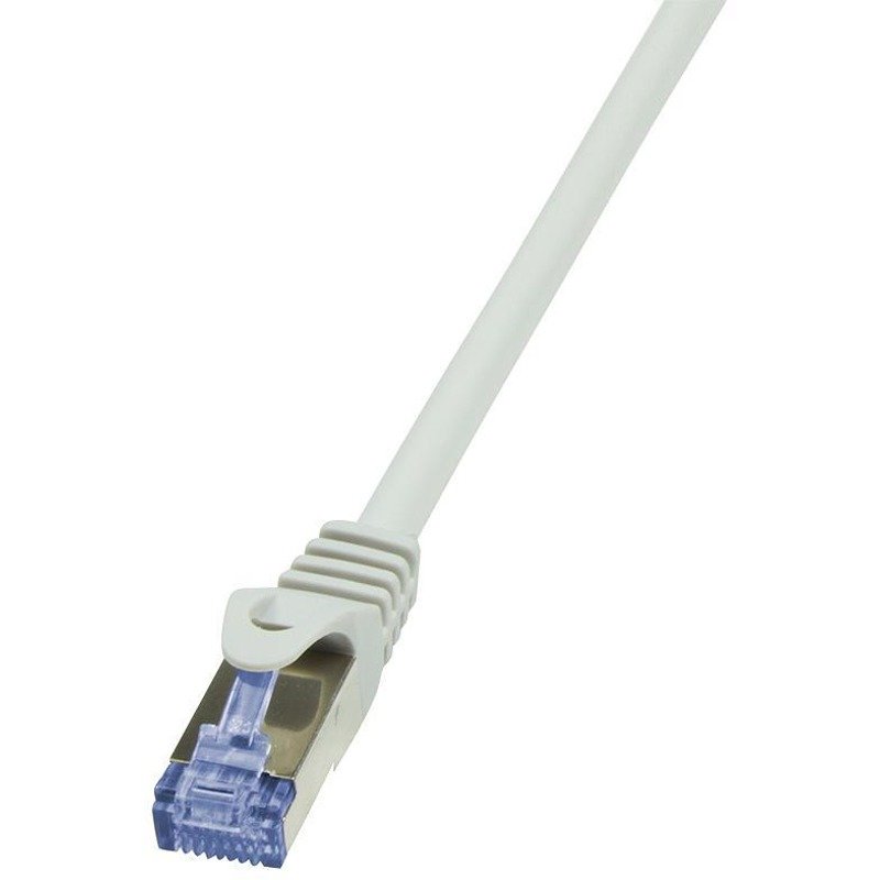 Cablu S/FTP PrimeLine Patchcord Cat 6A 10G 30m Gri