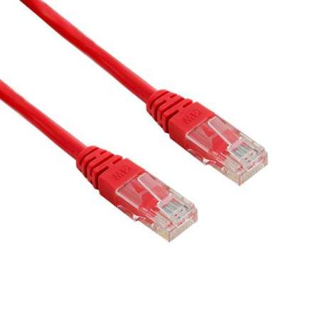 Cablu UTP 4World Patchcord neecranat Cat 5e 1m Rosu