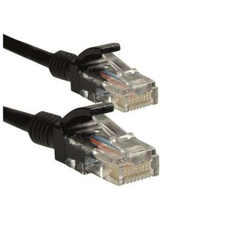 Cablu UTP 4World Patchcord neecranat Cat 5e 1m Negru