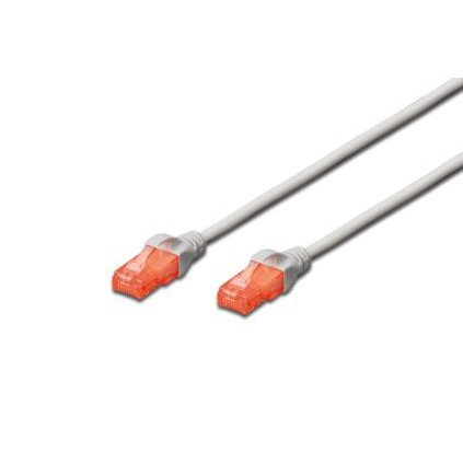 Cablu UTP Digitus Premium Patchcord Cat 6 5m Gri