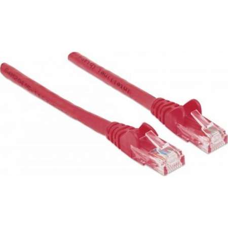 Cablu UTP Intellinet Patchcord Cat 6 0.5m Rosu