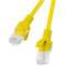 Cablu UTP Lanberg Patchcord Cat 5e 0.5m Galben