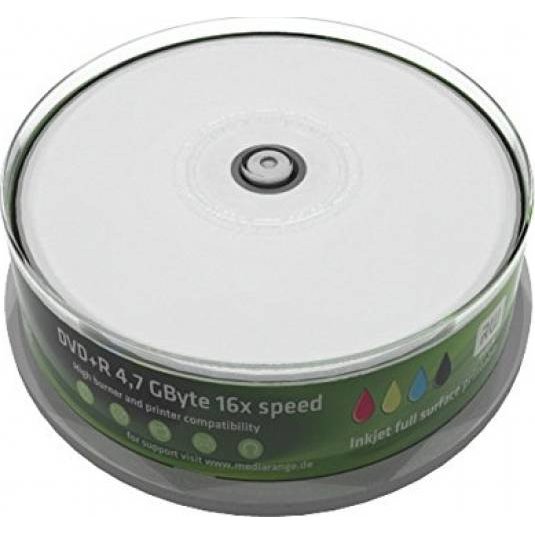 Mediu optic DVD+R 4.7GB 16x 25 buc set Print Cake