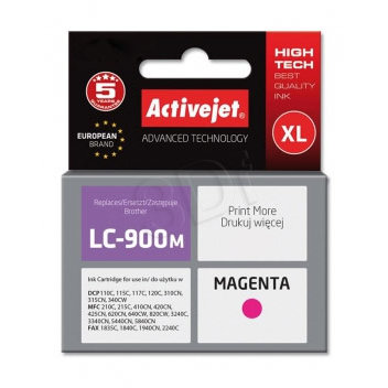 Cartus compatibil AB-900M Magenta 17.5 ml Brother LC900M