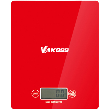 Cantar de bucatarie Vakoss WH-5368R 5 kg Red