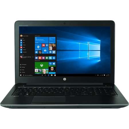 Laptop HP ZBook 15 G4 15.6 inch Full HD Intel Core i7-7700HQ 16GB DDR4 1TB HDD 256GB SSD nVidia Quadro M2200 4GB FPR Windows 10 Pro Black