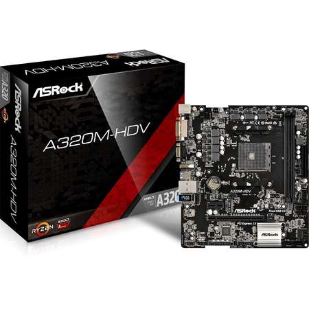Placa de baza Asrock A320M-HDV AMD AM4 mATX