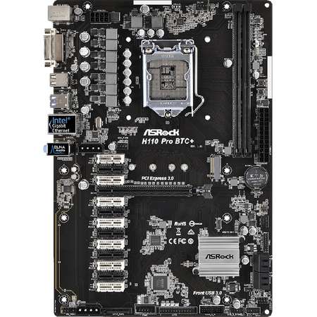 Placa de baza Asrock H110 PRO BTC+ Intel LGA1151 ATX
