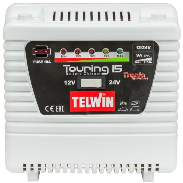 Redresor auto TOURING 15 230V Alb