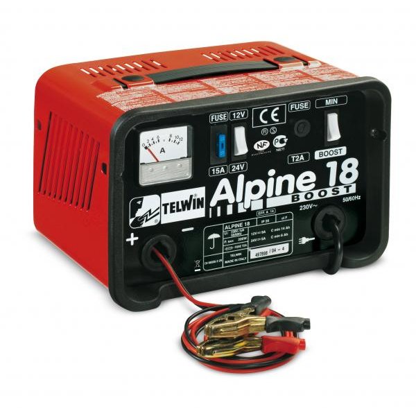 Redresor auto ALPINE 18 BOOST 230V Rosu