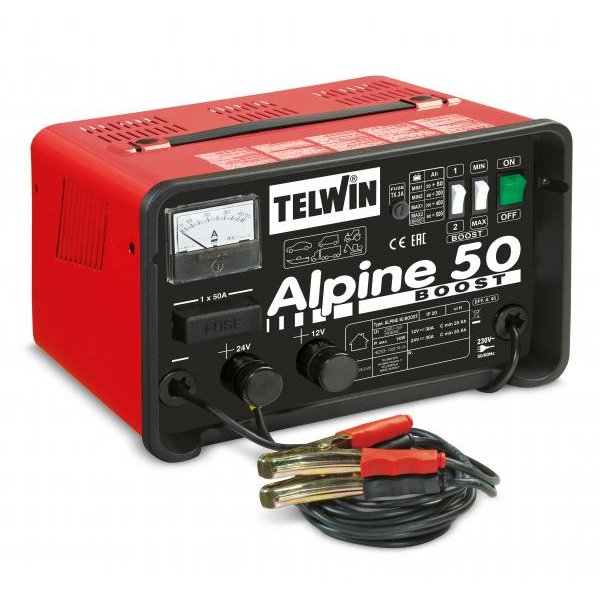 Redresor auto ALPINE 50 BOOST 230V Rosu