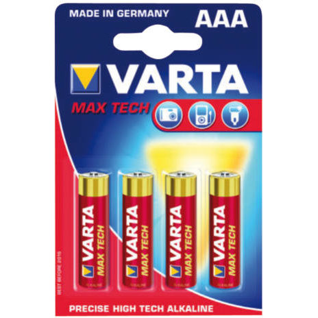 Baterie alcalină Varta Max Tech 1.5V AAA