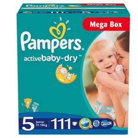 Scutece PAMPERS 5 Active Baby 11-25kg 111buc