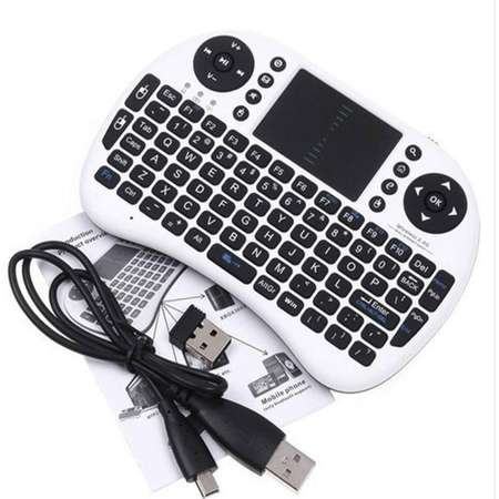 Tastatura Quer KOM0479 Bluetooth pentru Android Smart TV Alb / Negru
