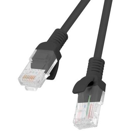 Lanberg Patchcord RJ45 cat. 5e UTP 5m black - imagine 2