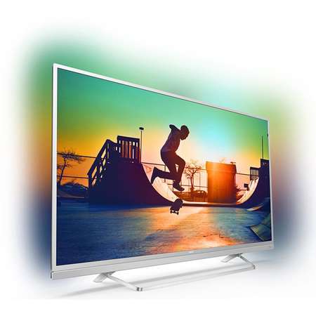Televizor Philips 55PUS6482/12 UltraHD 4K 139cm Ambilight 3 AndroidTV Argintiu