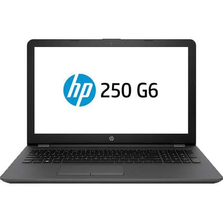 Laptop HP 250 G6 15.6 inch HD Intel Celeron N3060 4GB DDR3 500GB HDD DVDRW Dark Ash Silver