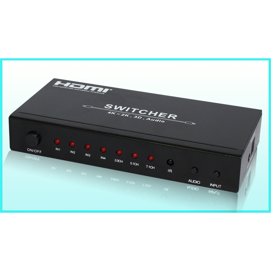 Switch HDMI HDCVT-HDS-94B 4x1 HDMI 1.4 cu Audio