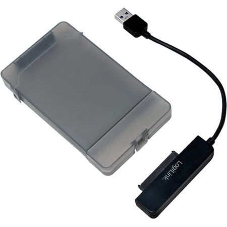 Adaptor Logilink USB 3.0 pentru 2.5 S-ATA cu etui de protecție