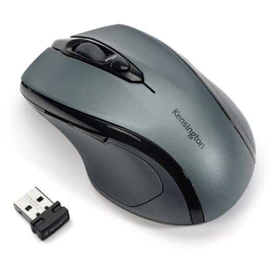 Mouse optic wireless Kensington  Pro Fit Mid Size grafit gri - imagine 2