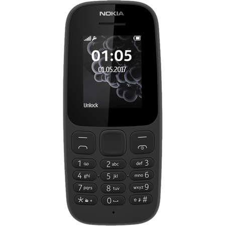Telefon mobil Nokia 105 2017 Dual Sim Black