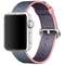 Curea smartwatch Apple Watch 38mm Band Light Pink/Midnight Blue Woven Nylon