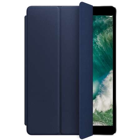 Husa tableta Apple Leather Smart Cover 10.5 inch iPad Pro Midnight Blue