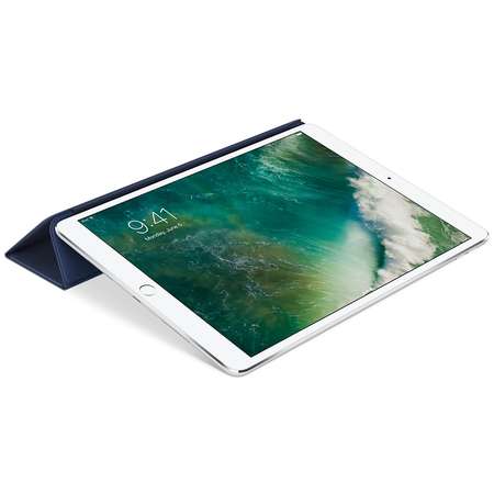 Husa tableta Apple Leather Smart Cover 10.5 inch iPad Pro Midnight Blue